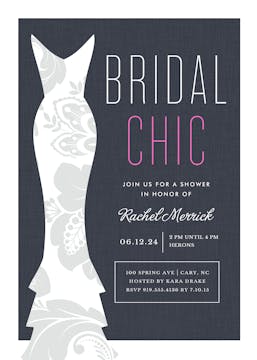 Bridal Chic Invitation