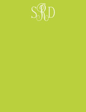Bright Chartreuse Small Notepad