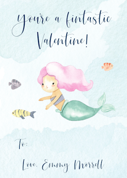 Fintastic Mermaid Valentine