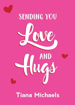 Love and Hugs Valentine Sticker