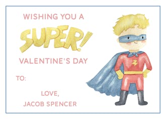 Super Boy Valentine Sticker