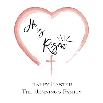 He is Risen Easter Enclosure Card