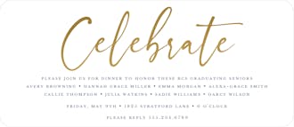 Celebrate Foil Invitation