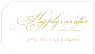 Happily Ever After Hanging Gift Tag