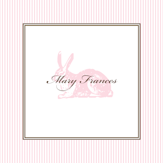 Spring Hare Ballet Folded Enclosure Card