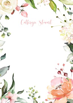 Floral Opulence Notepad