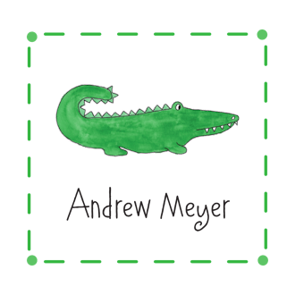 Green Gator Sticker