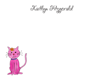 Kitty Kitty Flat Note