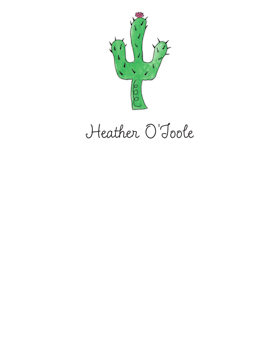 Blooming Cactus Flat Note