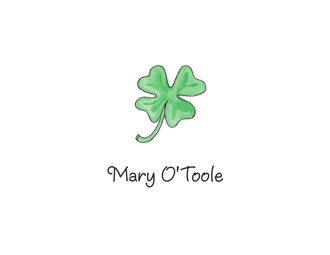 Lucky Clover Folded Note
