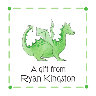Green Dragon Enclosure Card