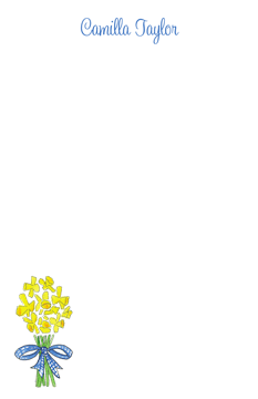 Bunch of Daffodils Notepad