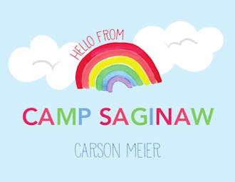 Camp Rainbow Camp Postcard