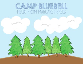 Camp Pine Camp Postcard