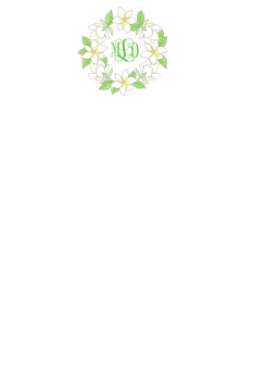 Magnolia Wreath Notepad