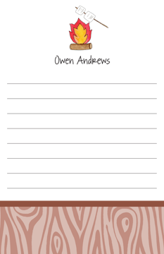 Smore Smores Lined Notepad