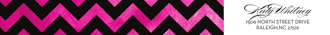 Pink Sophisticated Posh Wrap-Around Return Address Label