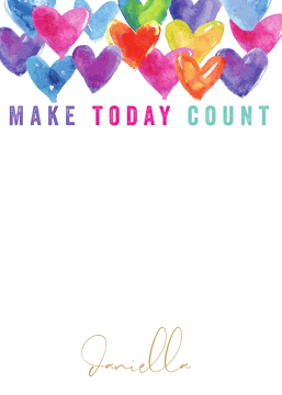 Make Today Count Notepad
