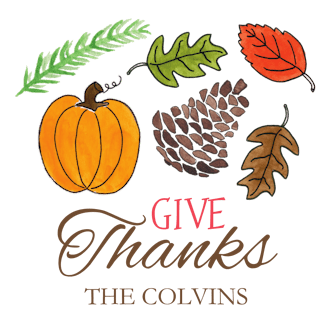 Give Thanks Sticker