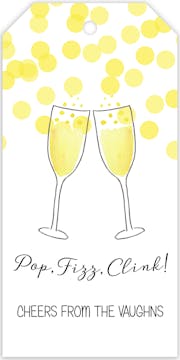 Champagne Toast Gift Tag
