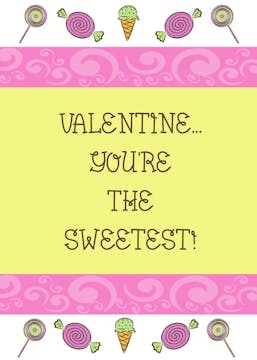 Candy Valentine Cards