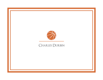Basketball Folded Note