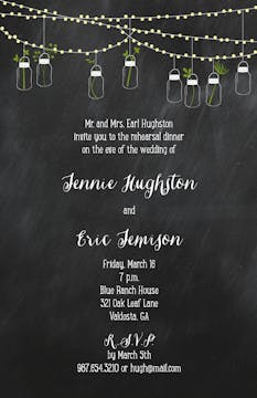 Mason Jars Invitation