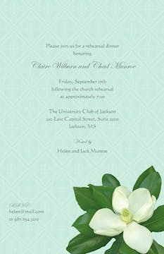 Magnolia invitation