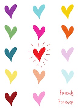 Forever Hearts Valentine Card