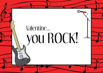 Rockin' Valentine Cards