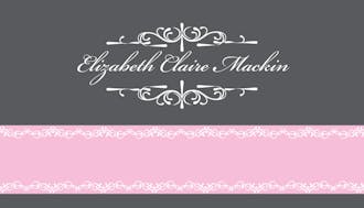 Pink Ribbon Enclosure Card