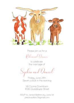 Cattle Invitation