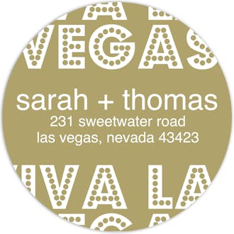 Viva Las Vegas Label 