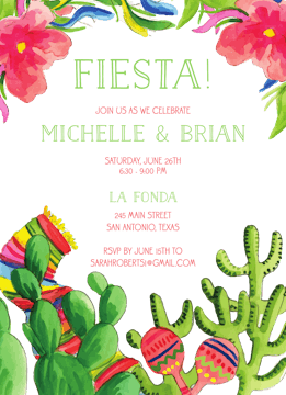 Summer Fiesta Invitation