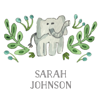Jungle Friends (Elephant) Gift Sticker