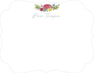 Florals Flat Note Card