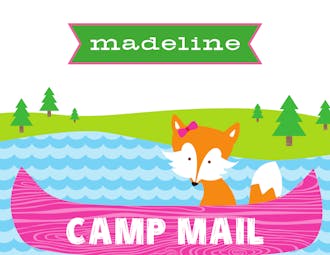 Foxy Camp Note Folded Note 