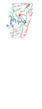 Vermont Map Notepad