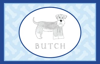Furry Friends Pet Placemat - Click Personalize to Choose from Different Animals