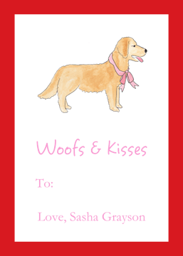 Furry Friends Valentine Sticker - Click Personalize to Choose from Different Animals