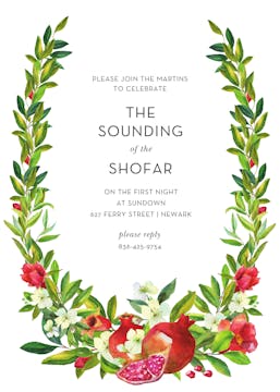 Sweet Branches Invitation