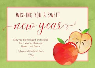 Sweet Apples Greeting Card