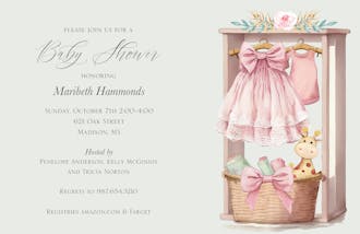 Baby Hutch Invitation