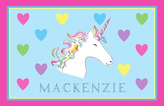Unicorn Over The Rainbow Placemat