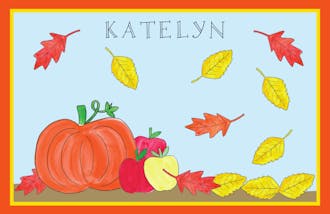 Fall Fling Placemat